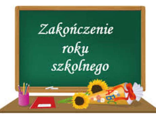 Zakończenie roku szkolnego